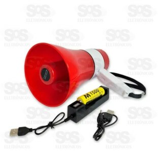 Megafone Recarregável Amplificador Multifunção Lelong Le-998