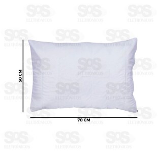 Protetor De Travesseiro Impermeável 70X50Cm Com Zíper