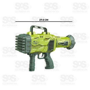 Arma Lança Bolhas De Sabão 32 Furos Homeplay 1058