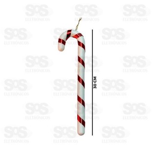 Enfeite Bengala De Natal 30Cm Enf528
