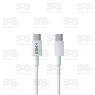 Cabo De Dados Turbo Type C Para Type C 1 Metro Kd-01C