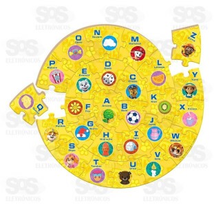 Alfabeto Caracol Patrulha Canina Nig Brinquedos 0689