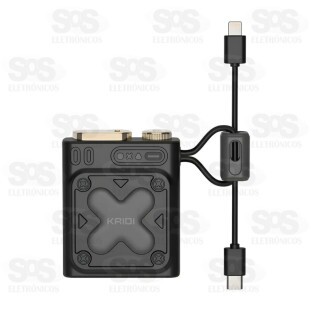 Carga Extra 10.000Mah 2 Interfaces Kaidi Kd-991