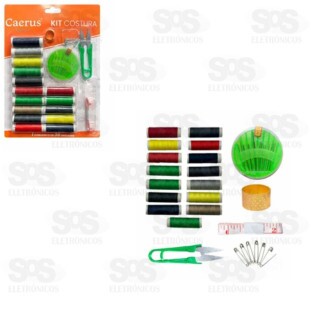 Kit De Costura 38 Itens Caerus Crs-2357