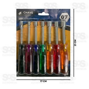 Kit De Chaves Canhão 7 Peças Barcelona Bar-585034