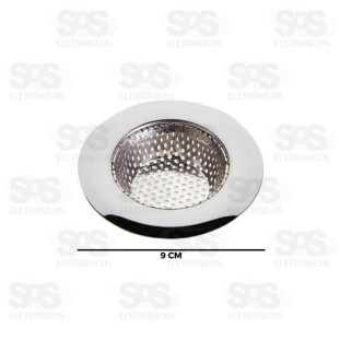 Ralo De Aço Inox Para Pia 9Cm Bar-218001-8