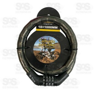 Cadeado Bicicleta Com Segredo B-Tek BT-442