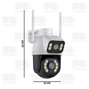 Câmera Dupla De Segurança Inteligente Com Wifi B-Max BM-IP173