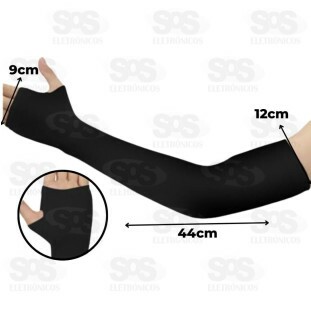 Par Manguito Mangote Com Dedo Proteção Solar/uv / Sol B-Max BM-F1629