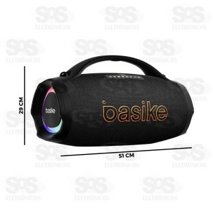 Caixa De Som Bluetooth 350W Basike Ba-RAD171