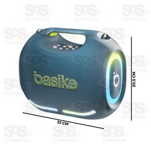 Caixa De Som Bluetooth 200W Basike Ba-RAD251