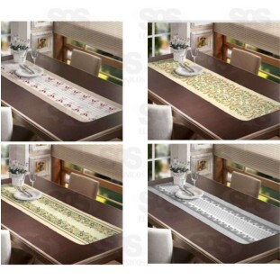 Caminho De Mesa Estampada 0,40x1,40m Simples Raner