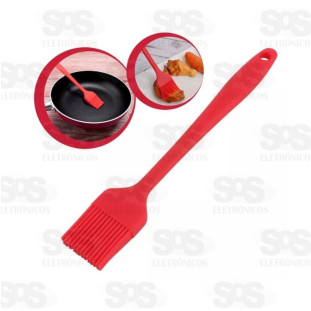 Pincel Culinário de Silicone 23cm Cores Variadas Top Util TOP0711