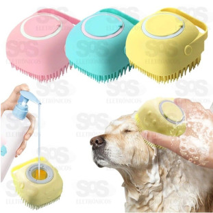 Esponja De Silicone Com Dispenser Para Banho Bucha B-Max F1616