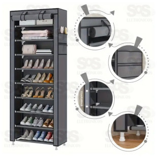 Sapateira Vertical 9 Andares B-Max F1771