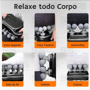 Massageador Elétrico Portátil  Com 16 Pontas B-Max F1640