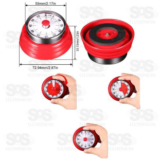 Temporizador Mecânico Com Ímã B-Max F1676