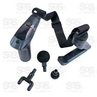 Pistola Massageadora Com Alça 3 Em 1 B-Max BM-F1022