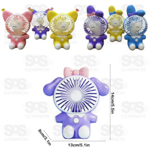 Mini Ventilador de Mesa Personagens B-Max F1741A/F1741B