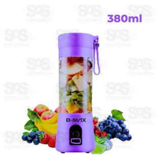 Mini Liquidificador Portátil 380ML B-Max BM-F911B