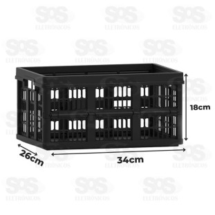 Caixa Plástica Organizadora Desmontável Multiuso B-Max F1400
