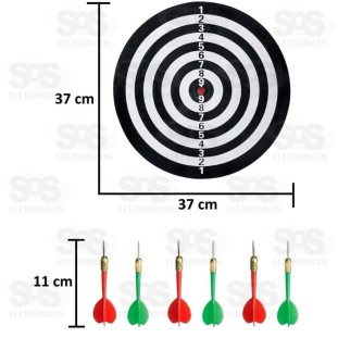 Jogo de Dardos 2 em 1 Com Alvo de 38cm Onyx 2852