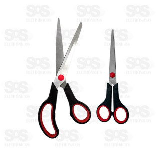 Kit 2 Tesouras Multiuso 5,5 e 7,5 Polegadas HM-132