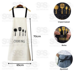 Avental Impermeável Profissional Com Bolso LWQ-41003