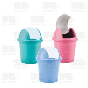 Lixeira Multiuso Basculante Baby 4,8L Plasmarc 511