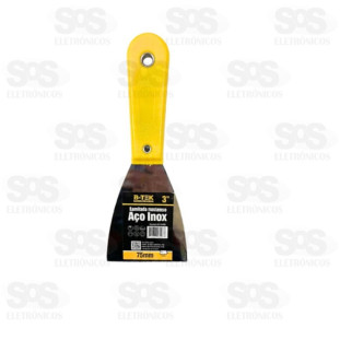Espátula Aço Inox 3 Polegada B-Tek BT-439