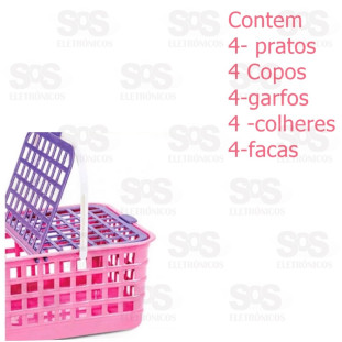 Cestinha Piquenique Poliplac 98058