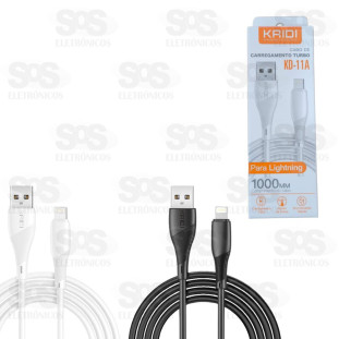 Cabo De Carregamento Turbo Iphone 1 Metro Kaidi KD-11A