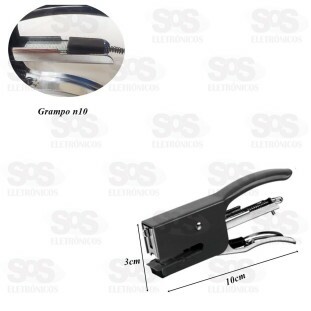 Mini Grampeador de Metal Alicate até 12 folhas B-Max BM-K07