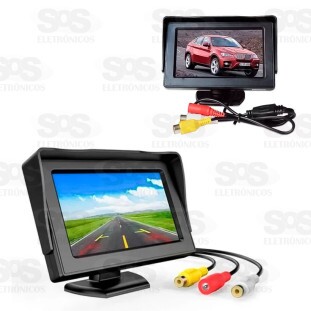 Mini Monitor Veicular 4,3 Polegadas Ípega KP-CA401