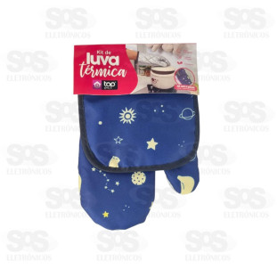 Kit Luva de cozinha Forno e Apoio de Panela Útil TOP1282