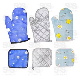 Luva Térmica e Descanso 25x17cm em Tecido 6904