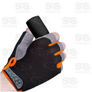 Luva Esportiva Anti Suor com Dedos Abertos B-Max BM-F1509