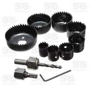 Jogo De Serra Copos 11 Peças Luatek LWJ-2206