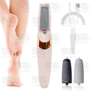 Lixador de Pé Elétrico Recarregável Tomate MK-M001