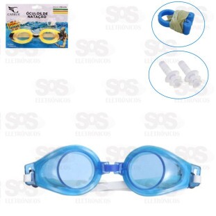 Óculos De Mergulho Para Natação Com Protetores Tamanho Único Caerus CRS1478