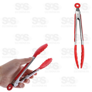 Pegador Multiuso Inox e Silicone 34CM HM-570