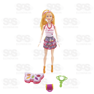 Boneca Fashion Com Acessórios Pica Pau PI3556