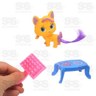 Adorável Pet Gatinha Com Acessórios Pica Pau PI3841