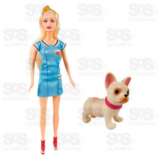 Boneca Fashion Veterinária Com Acessórios Pica Pau PI4494