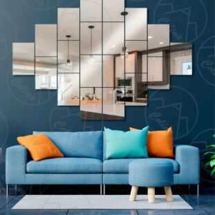 Espelho Adesivo Retangular 50x30cm AIH1841