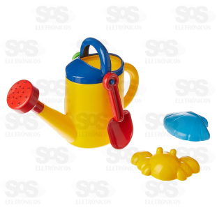 Regador De Praia 4 Acessórios Poliplac 6082