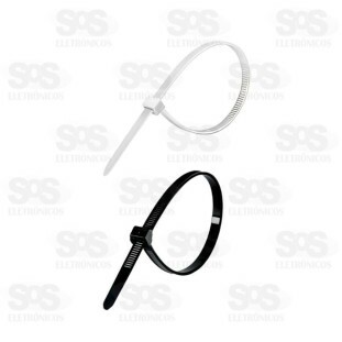 Abraçadeira De Nylon Reutilizável 7,6mmx300 Com 50 Unidades TRY-0099