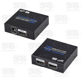 Splitter 1X2 HDMI 1 Entrada e 2 Saídas 1080P