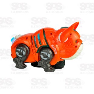 Super Cachorro Robô Com Luzes e Sons Toy king TK-AB6340