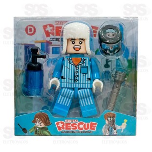 Boneco De Montar Coleção Medical Rescue Toy King TK-AB7981